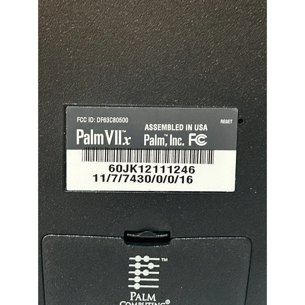 Vintage Palm VIIx PDA Handheld‎ Organizer w/ Stylus & Zipper Case
